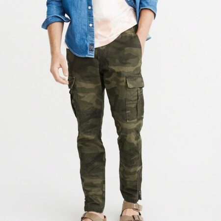 Hình Quần Khaki nam Abercrombie AF-US-Q12 Athletic Skinny Cargo Pants