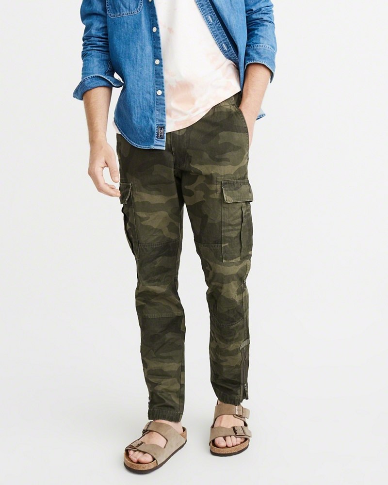 Hình Quần Khaki nam Abercrombie AF-US-Q12 Athletic Skinny Cargo Pants