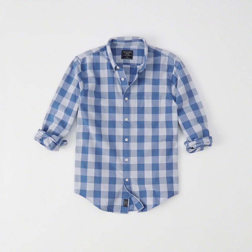 Hình Áo sơmi nam Abercrombie & Fitch AF-US-SM43 OXFORD SHIRT
