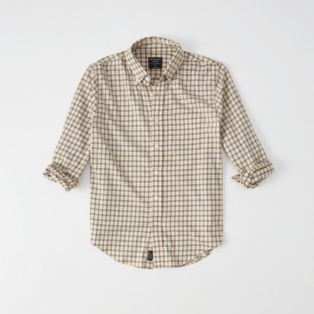 Hình Áo sơmi nam Abercrombie & Fitch AF-US-SM51 Washed Plaid Shirt