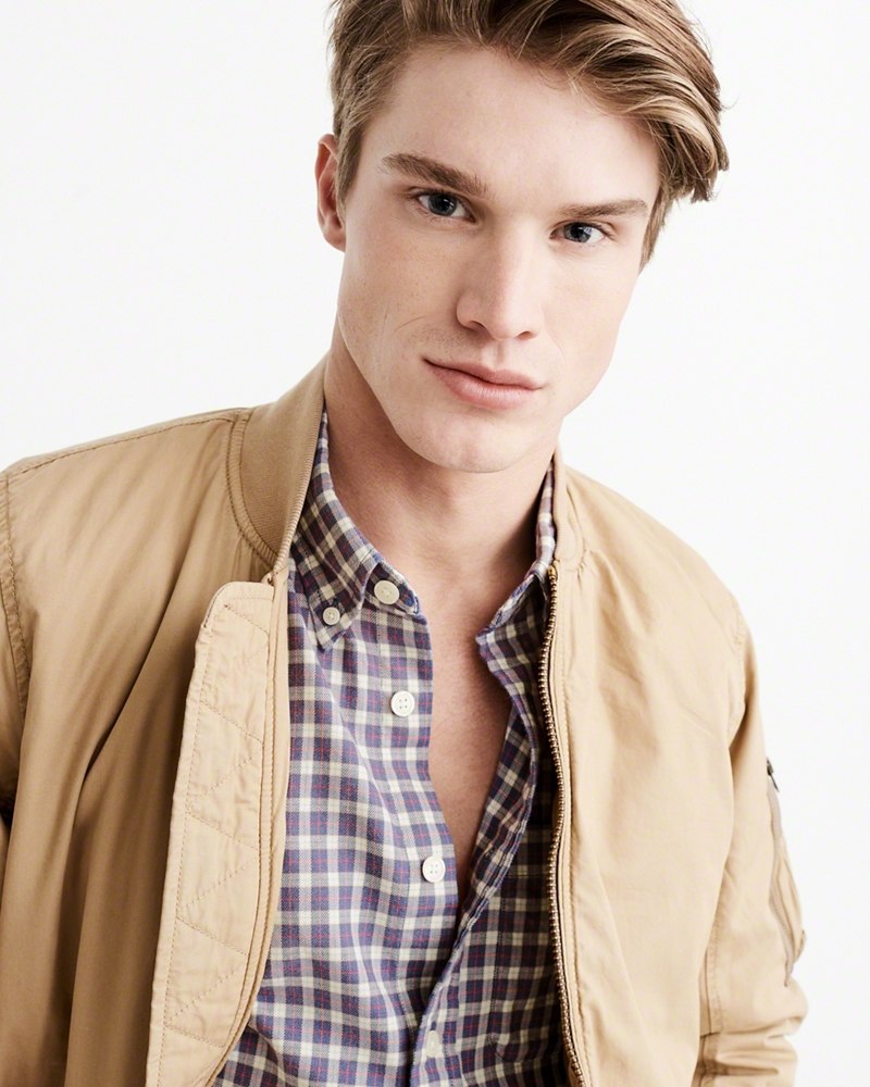 Hình Áo sơmi nam Abercrombie & Fitch AF-US-SM52 Washed Plaid Shirt