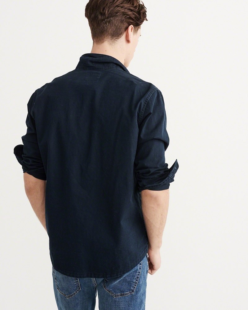 Hình Áo sơmi nam Abercrombie & Fitch AF-US-SM56 MILITARY SHIRT JACKET