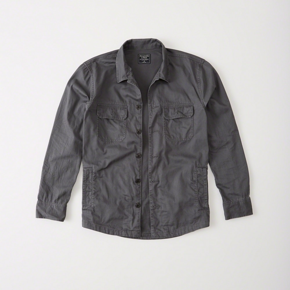 Hình Áo sơmi nam Abercrombie & Fitch AF-US-SM57 MILITARY SHIRT JACKET