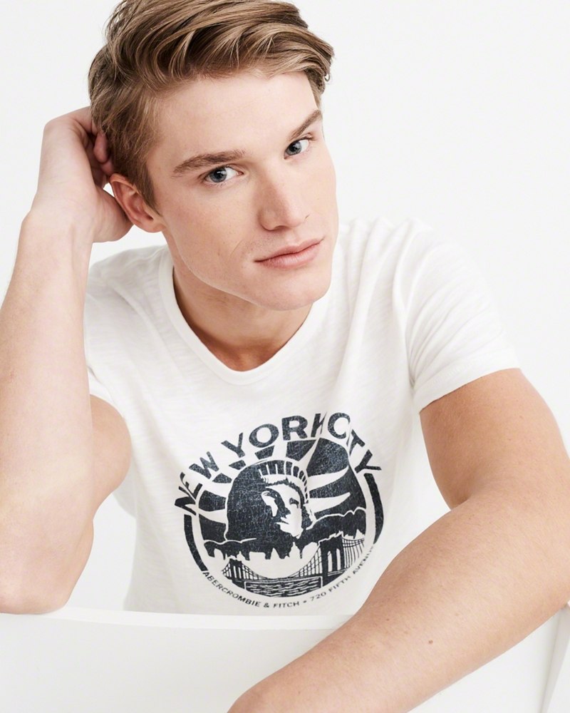 Hình Áo thun nam Abercrombie & Fitch AF-US-T18 NEW YORK CITY TEE