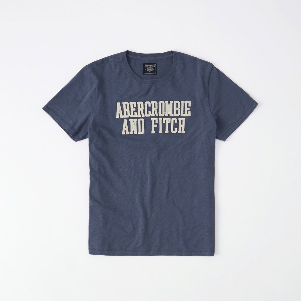 Hình Áo thun nam Abercrombie & Fitch AF-US-T21 Applique Logo Graphic Tee