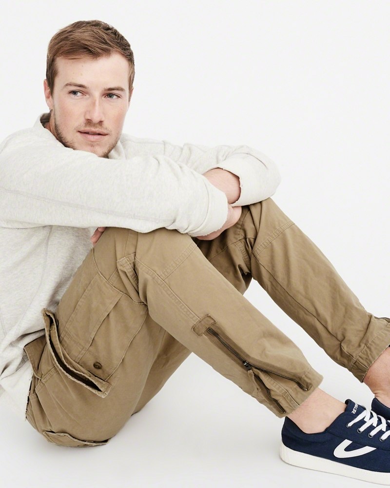 Hình Quần Khaki nam Abercrombie AF-US-Q13 Athletic Skinny Cargo Pants