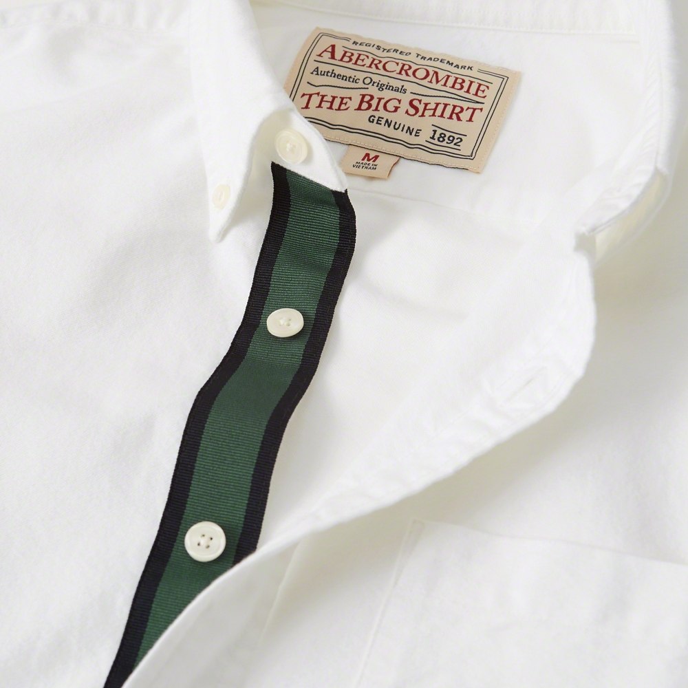 Hình Áo sơmi nam Abercrombie & Fitch AF-US-SM62 Oversized Oxford Shirt