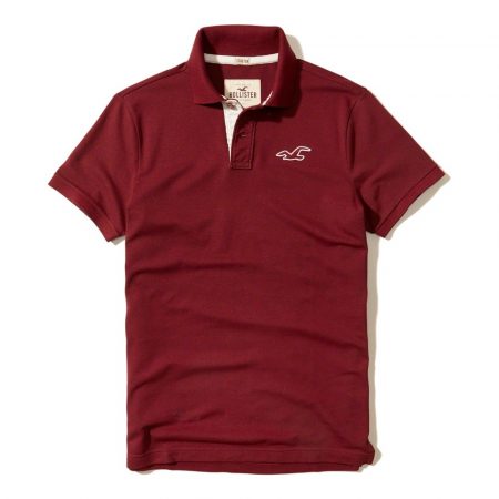 Hình Áo thun nam Hollister HCO-P179 Stretch Icon Polo Red