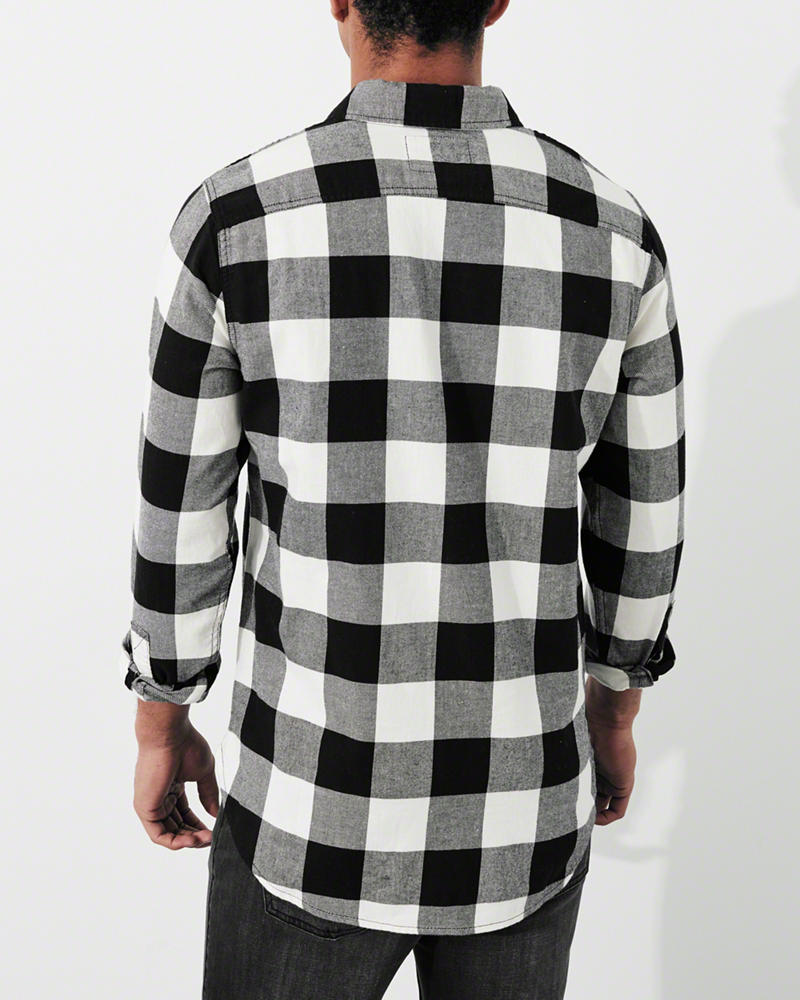 Hình Áo sơmi nam Hollister HCO-US-SM20 Lightweight Flannel Shirt