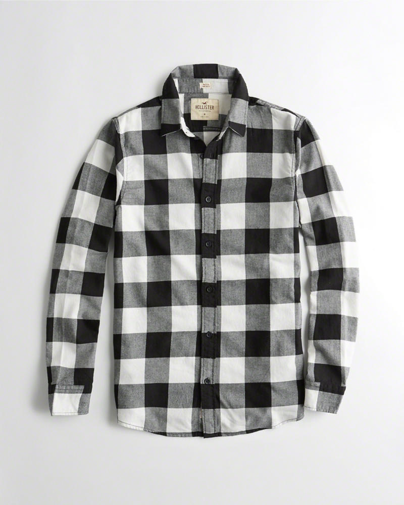 Hình Áo sơmi nam Hollister HCO-US-SM20 Lightweight Flannel Shirt