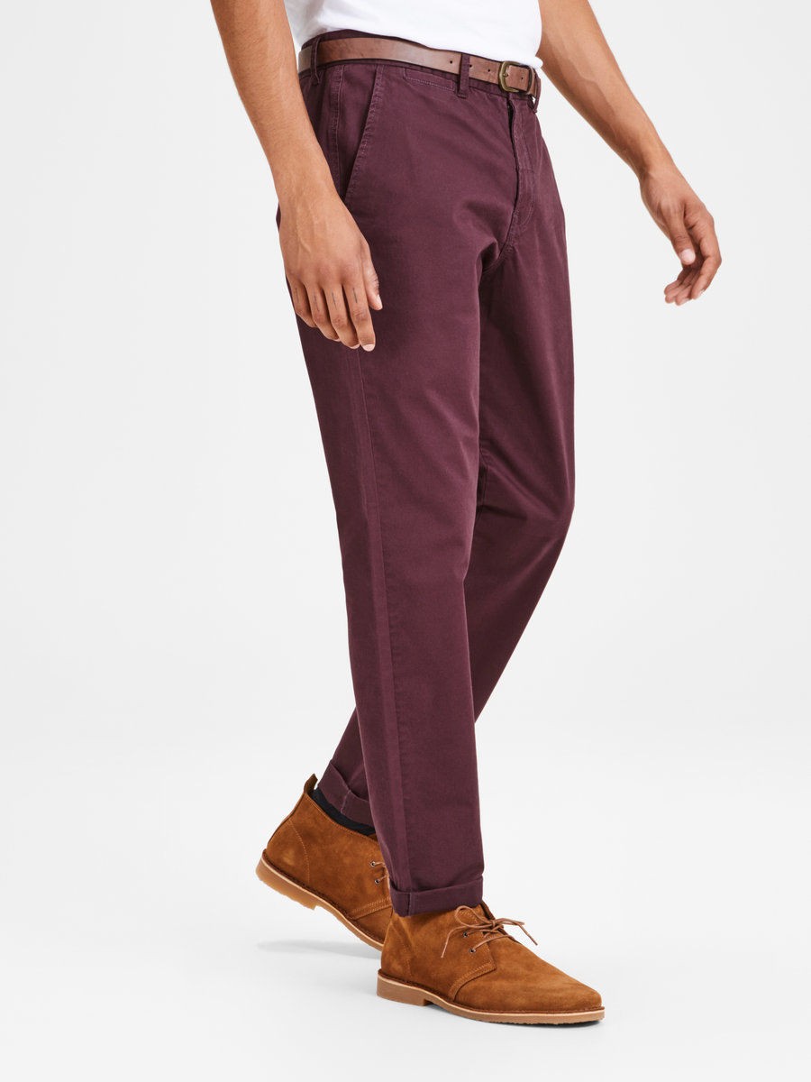 Hình Quần Chinos Jackjones JAJ-Q09 JJICODY JJSPENCER WW WINETASTING STS