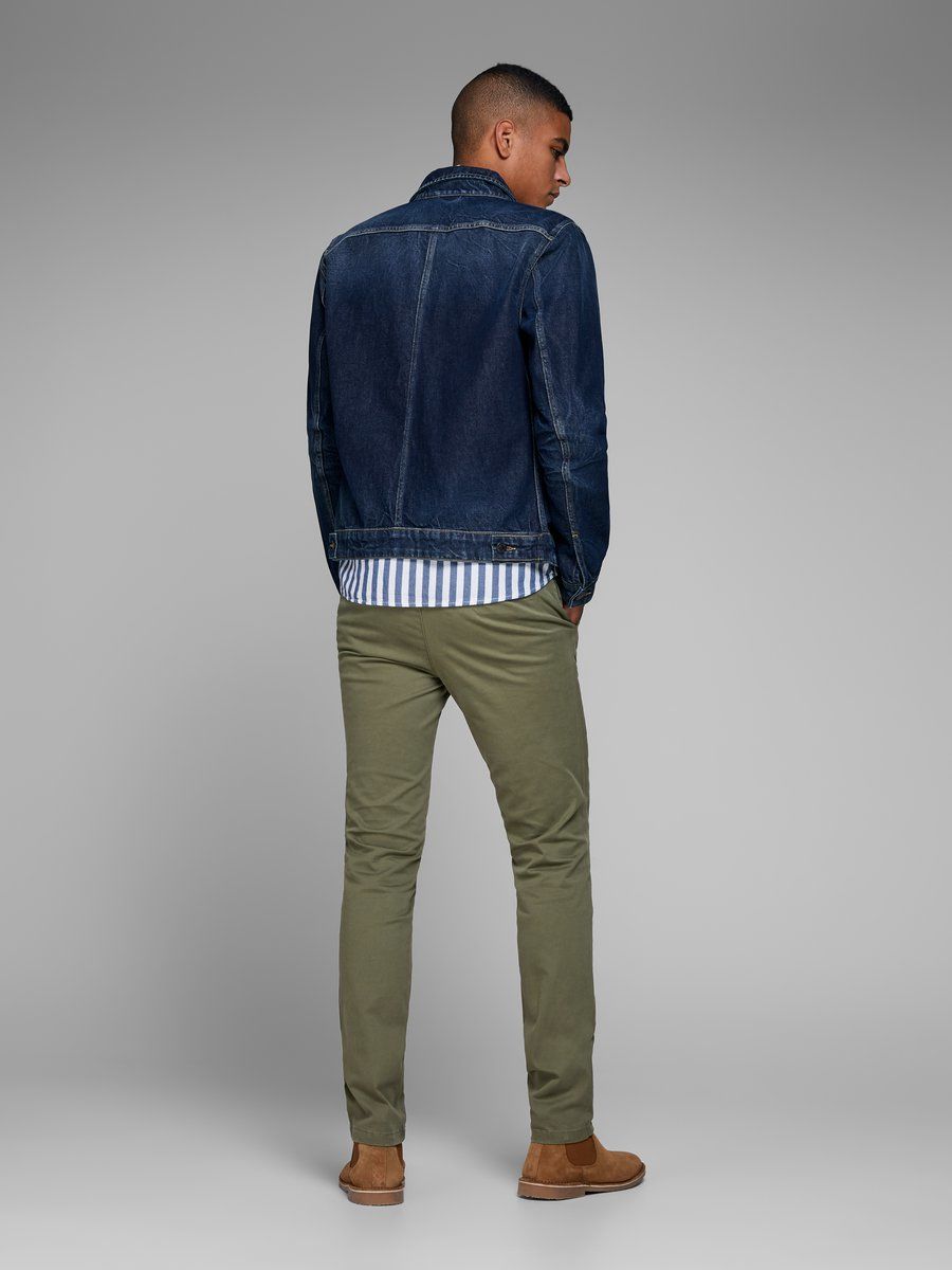 Hình Quần Chinos Jackjones JAJ-Q10 CODY SPENCER WW OliveNight