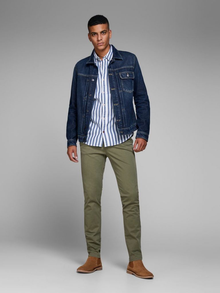 Hình Quần Chinos Jackjones JAJ-Q10 CODY SPENCER WW OliveNight Hình Quần Chinos Jackjones JAJ-Q10 CODY SPENCER WW OliveNight