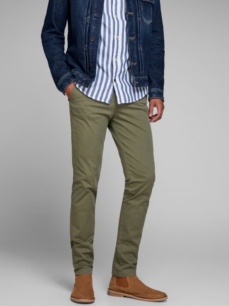 Hình Quần Chinos Jackjones JAJ-Q10 CODY SPENCER WW OliveNight Hình Quần Chinos Jackjones JAJ-Q10 CODY SPENCER WW OliveNight