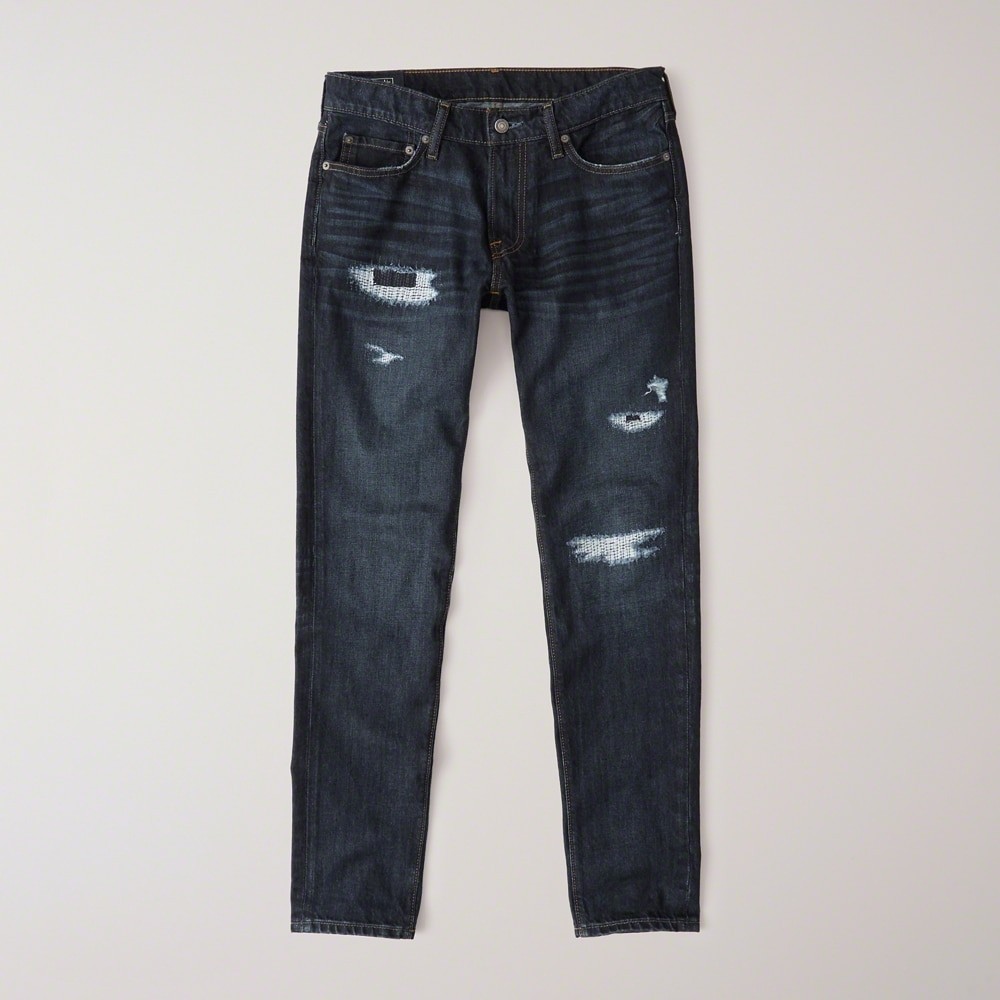 Hình Quần Jean nam Abercrombie & Fitch AF-US-J38 Ripped Super Skinny Jeans