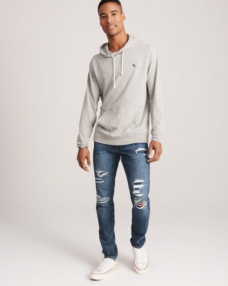 Hình Quần Jean nam Abercrombie & Fitch AF-US-J39 Ripped Super Skinny Jeans