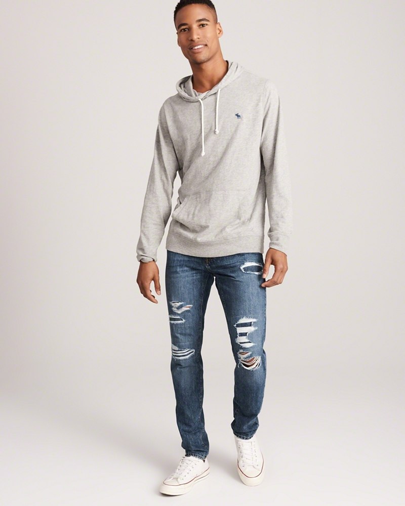 Hình Quần Jean nam Abercrombie & Fitch AF-US-J39 Ripped Super Skinny Jeans