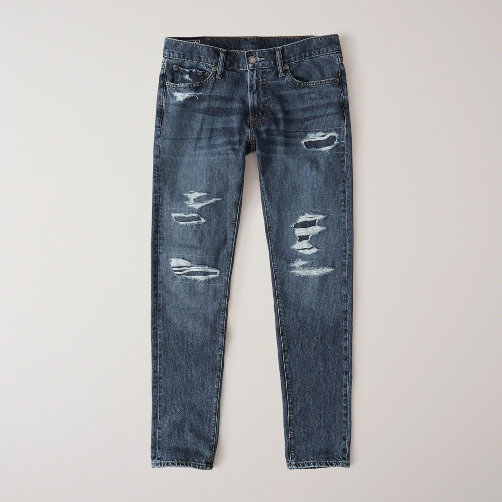 Hình Quần Jean nam Abercrombie & Fitch AF-US-J39 Ripped Super Skinny Jeans