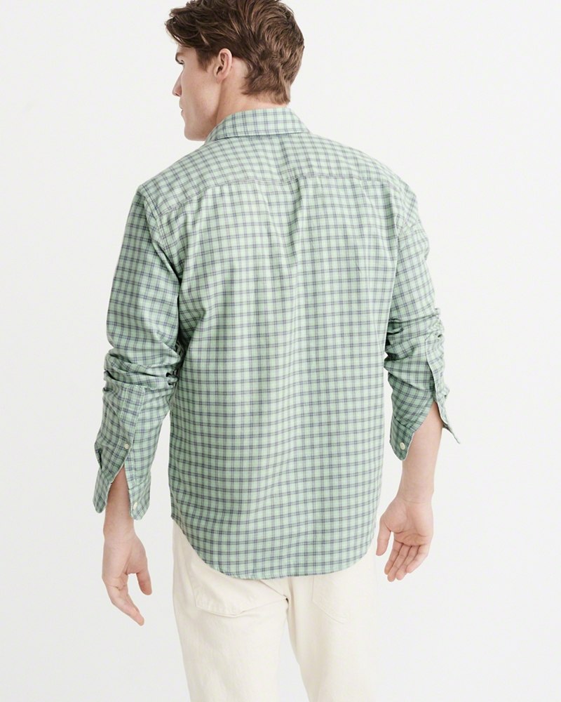 Hình Áo sơmi nam Abercrombie & Fitch AF-US-SM65 Washed Plaid Shirt