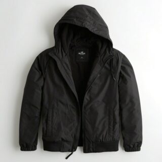 Hình Áo khoác nam Hollister HCO-K16 Fleece-Lined Hooded Bomber Jacket