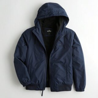 Hình Áo khoác nam Hollister HCO-K17 Fleece-Lined Hooded Bomber Jacket