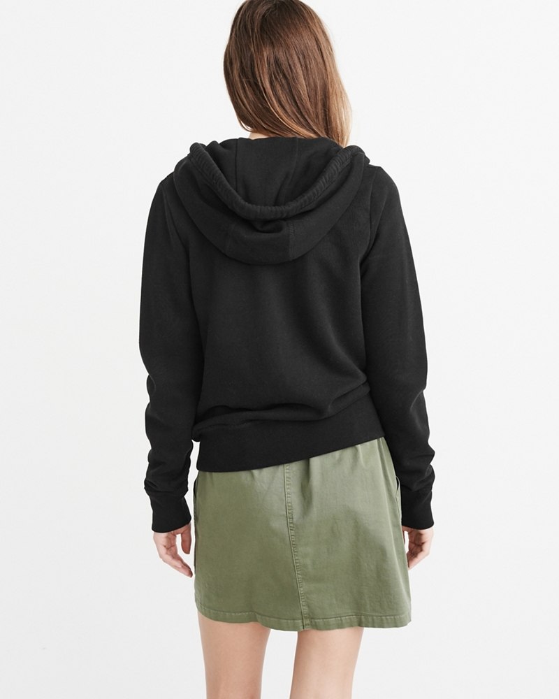 Hình Áo khoác nữ Abercrombie & Fitch AF-US-NK01 Logo Full-Zip Hoodie