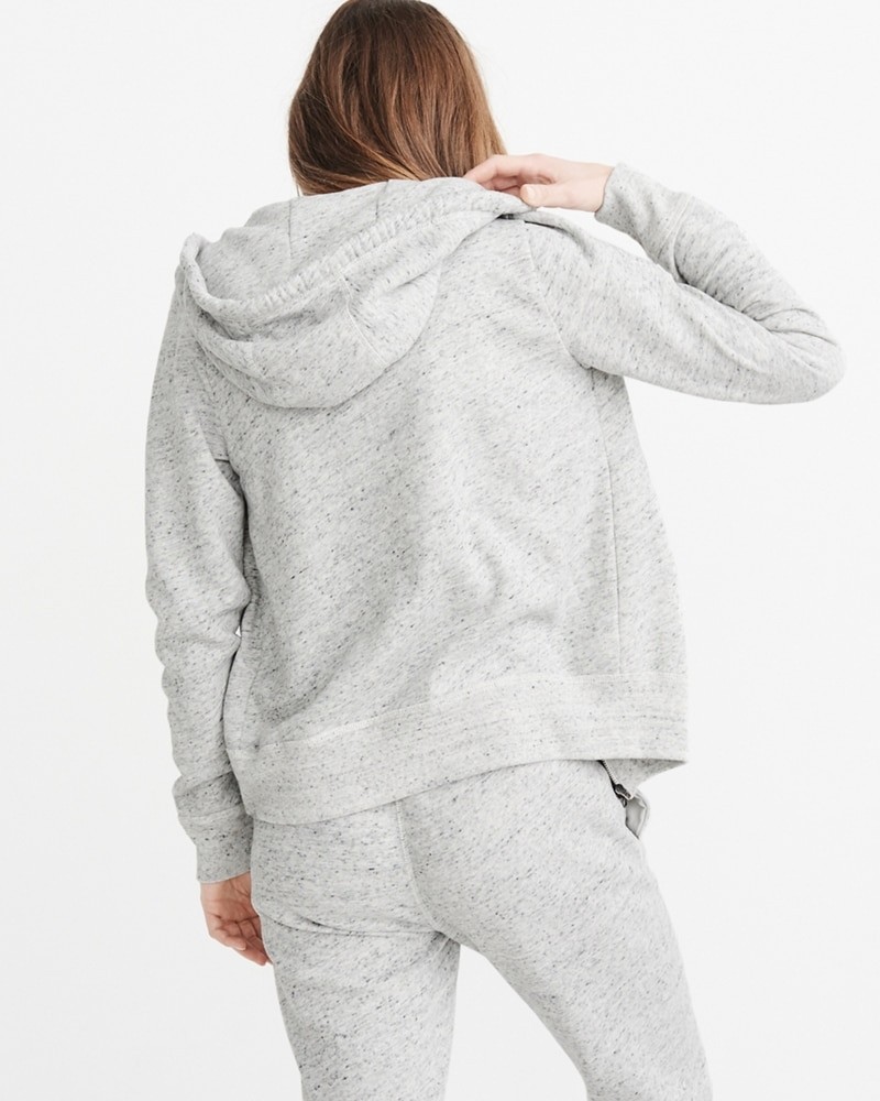 Hình Áo khoác nữ Abercrombie & Fitch AF-US-NK02 Logo Full-Zip Hoodie
