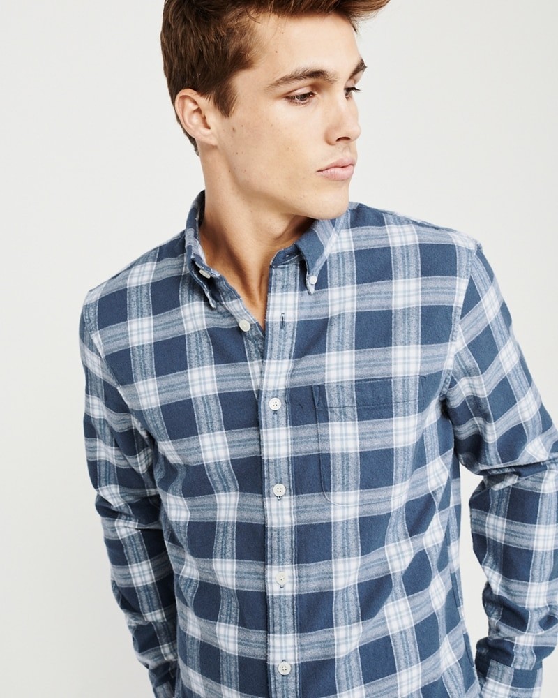 Hình Áo sơmi nam Abercrombie & Fitch AF-US-SM68 Spring Flannel Shirt