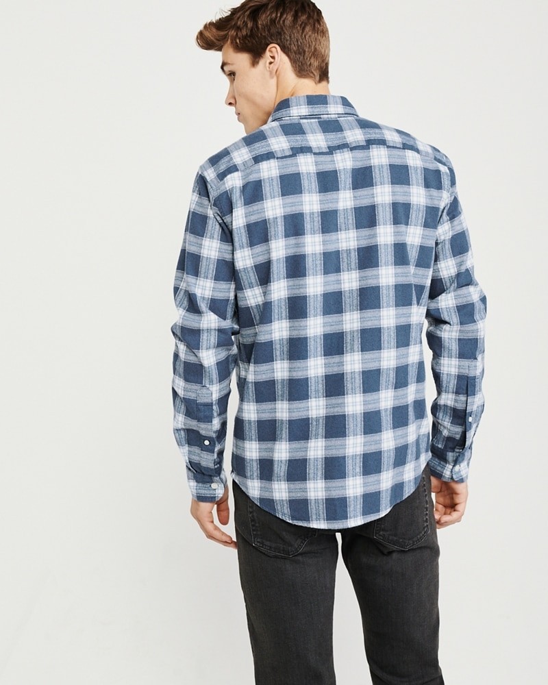 Hình Áo sơmi nam Abercrombie & Fitch AF-US-SM68 Spring Flannel Shirt