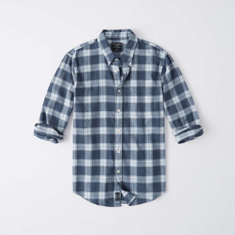 Hình Áo sơmi nam Abercrombie & Fitch AF-US-SM68 Spring Flannel Shirt