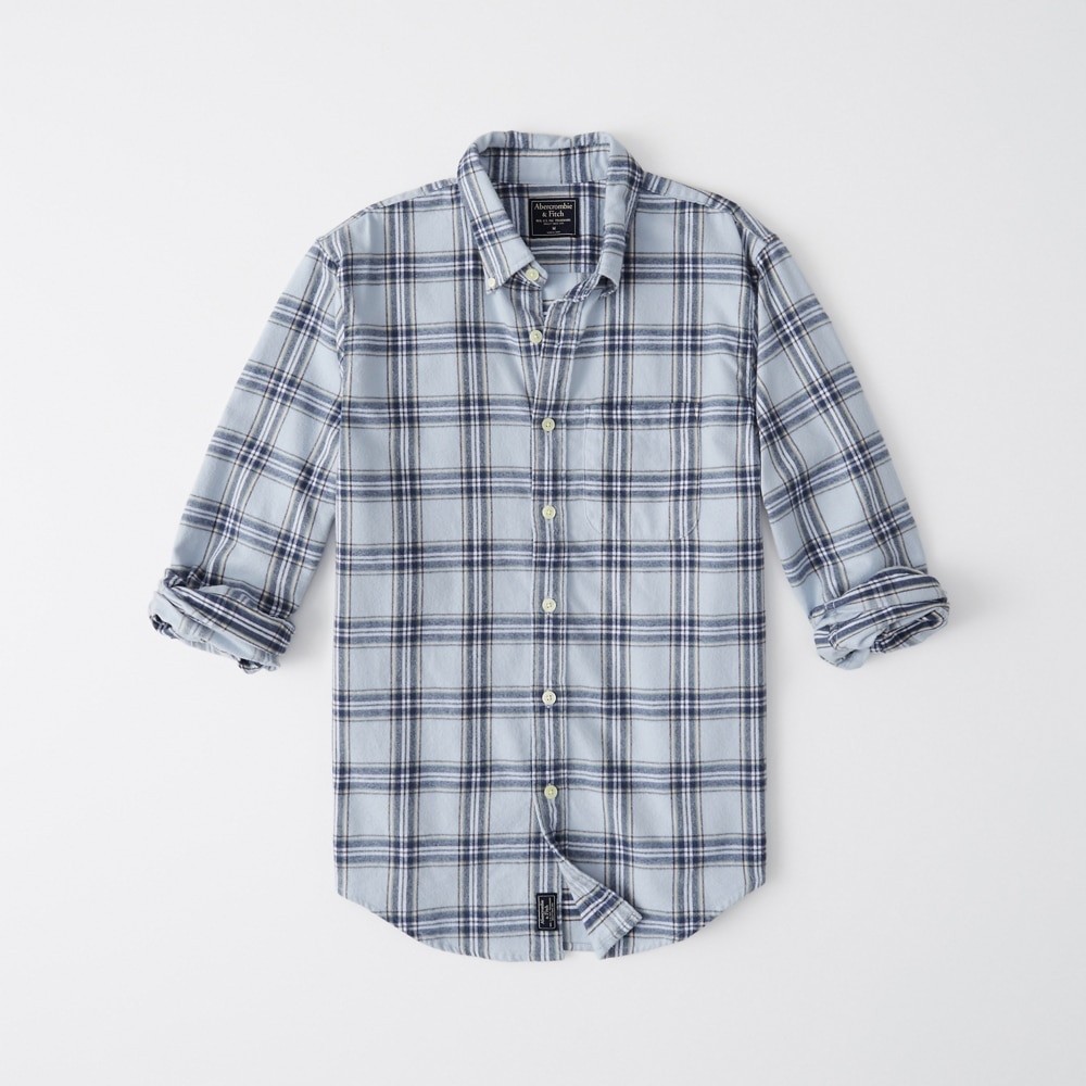 Hình Áo sơmi nam Abercrombie & Fitch AF-US-SM69 Spring Flannel Shirt