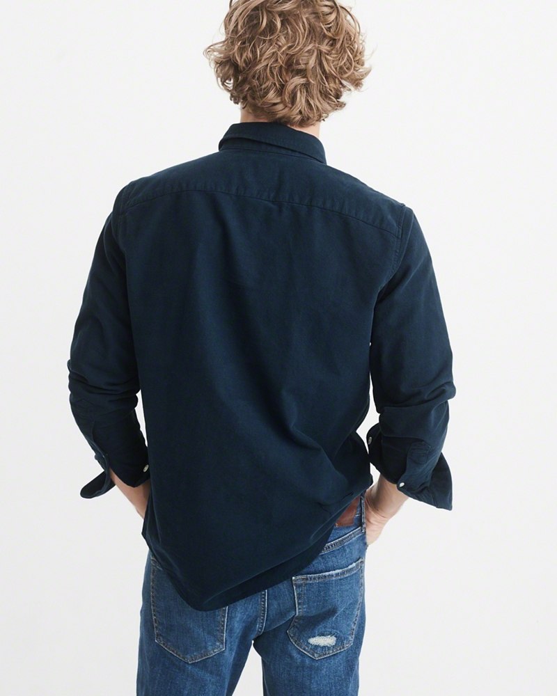 Hình Áo sơmi nam Abercrombie & Fitch AF-US-SM71 OXFORD SHIRT