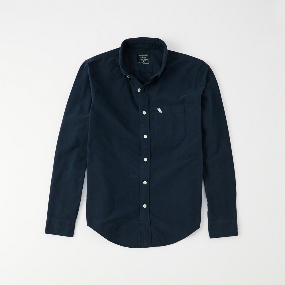 Hình Áo sơmi nam Abercrombie & Fitch AF-US-SM71 OXFORD SHIRT