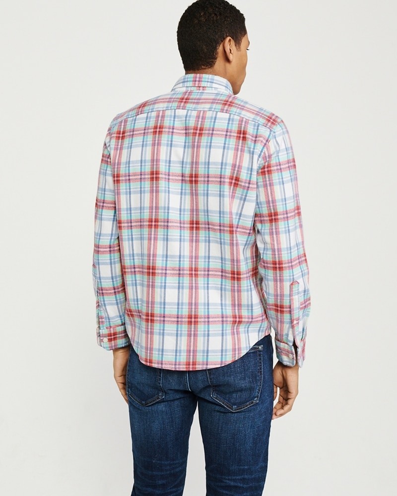 Hình Áo sơmi nam Abercrombie & Fitch AF-US-SM76 Spring Flannel Shirt