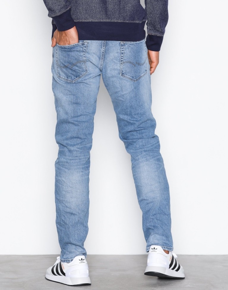 Hình Quần jeans nam Jack & Jones JAJ-J01 JJIMIKE JJICON CR 002 NOOS