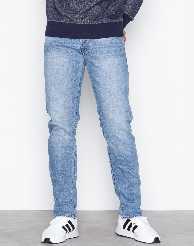 Hình Quần jeans nam Jack & Jones JAJ-J01 JJIMIKE JJICON CR 002 NOOS