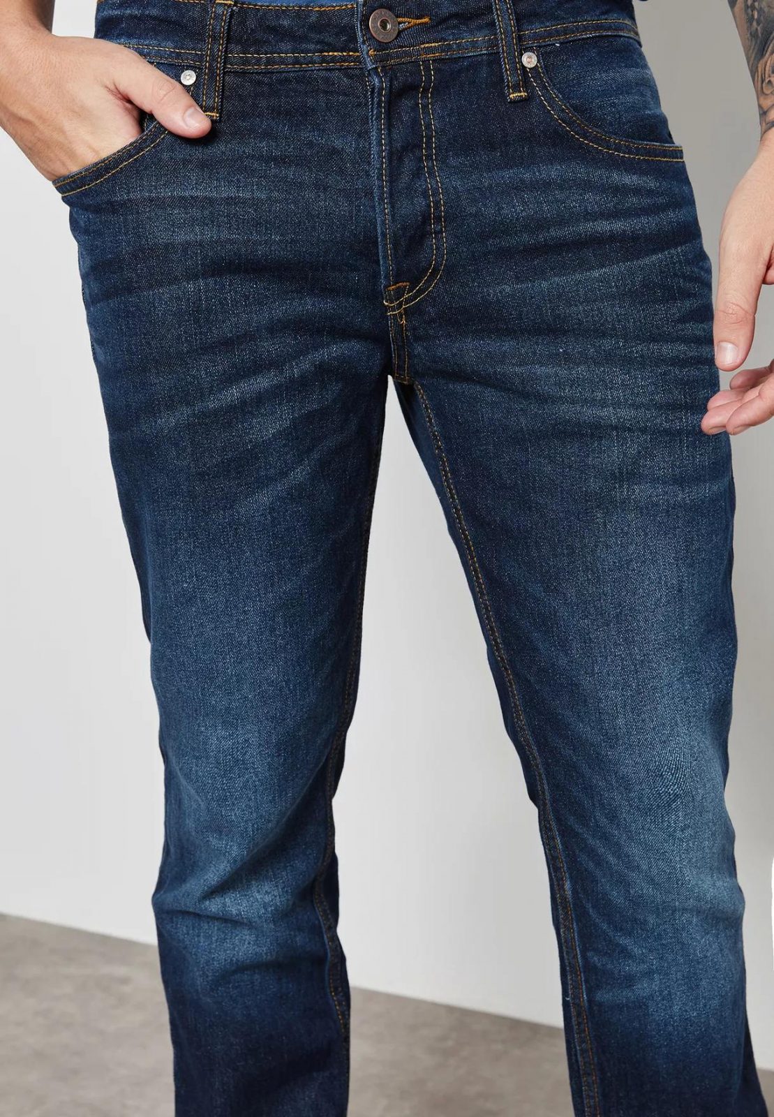 Hình Quần jeans nam Jack & Jones JAJ-J02 Tim Slim Fit Jeans
