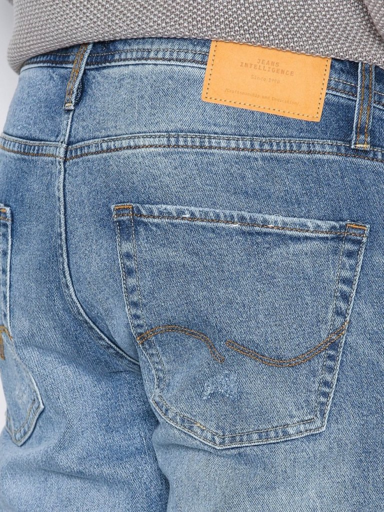 Hình Quần jeans nam Jack & Jones JAJ-J07 JJITIM JJORIGINAL CR 029 Slim Fit