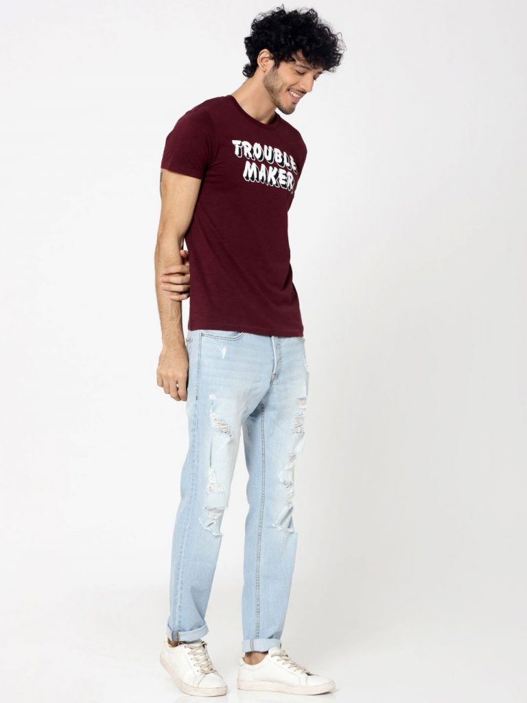 Hình Quần jeans nam Jack & Jones JAJ-J08 Light Blue Heavy Distressed Tim Slim Jeans Hình Quần jeans nam Jack & Jones JAJ-J08 Light Blue Heavy Distressed Tim Slim Jeans