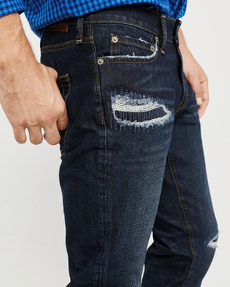 Hình Quần Jean nam Abercrombie & Fitch AF-US-J44 Ripped SKINNY JEANS