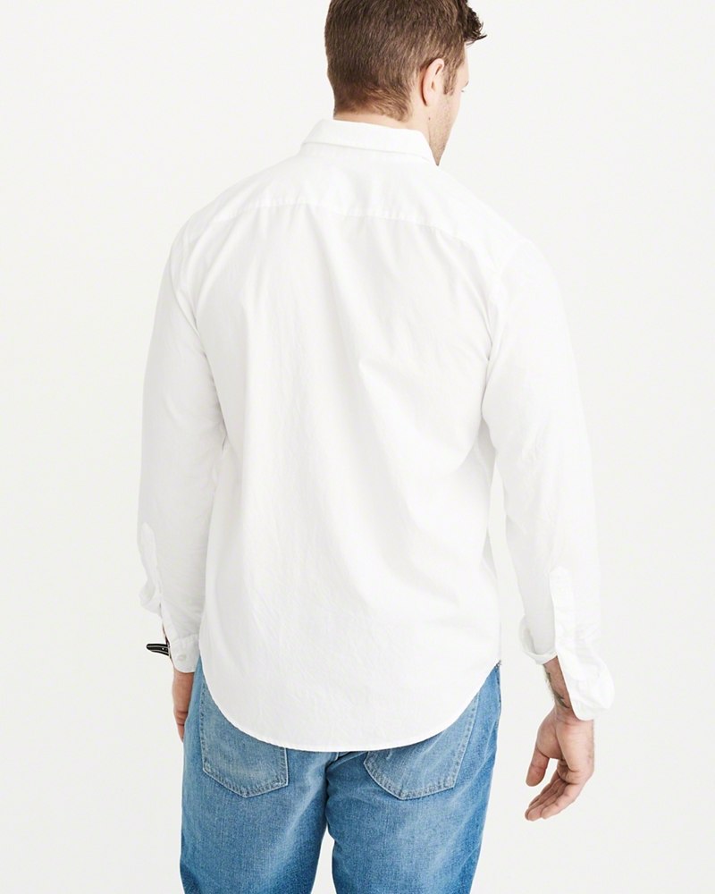 Hình Áo sơmi nam Abercrombie & Fitch AF-US-SM73 STRETCH POPLIN SHIRT