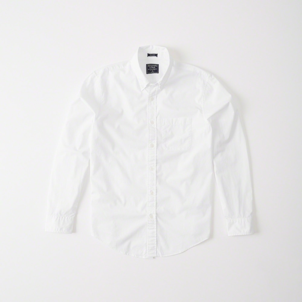 Hình Áo sơmi nam Abercrombie & Fitch AF-US-SM73 STRETCH POPLIN SHIRT