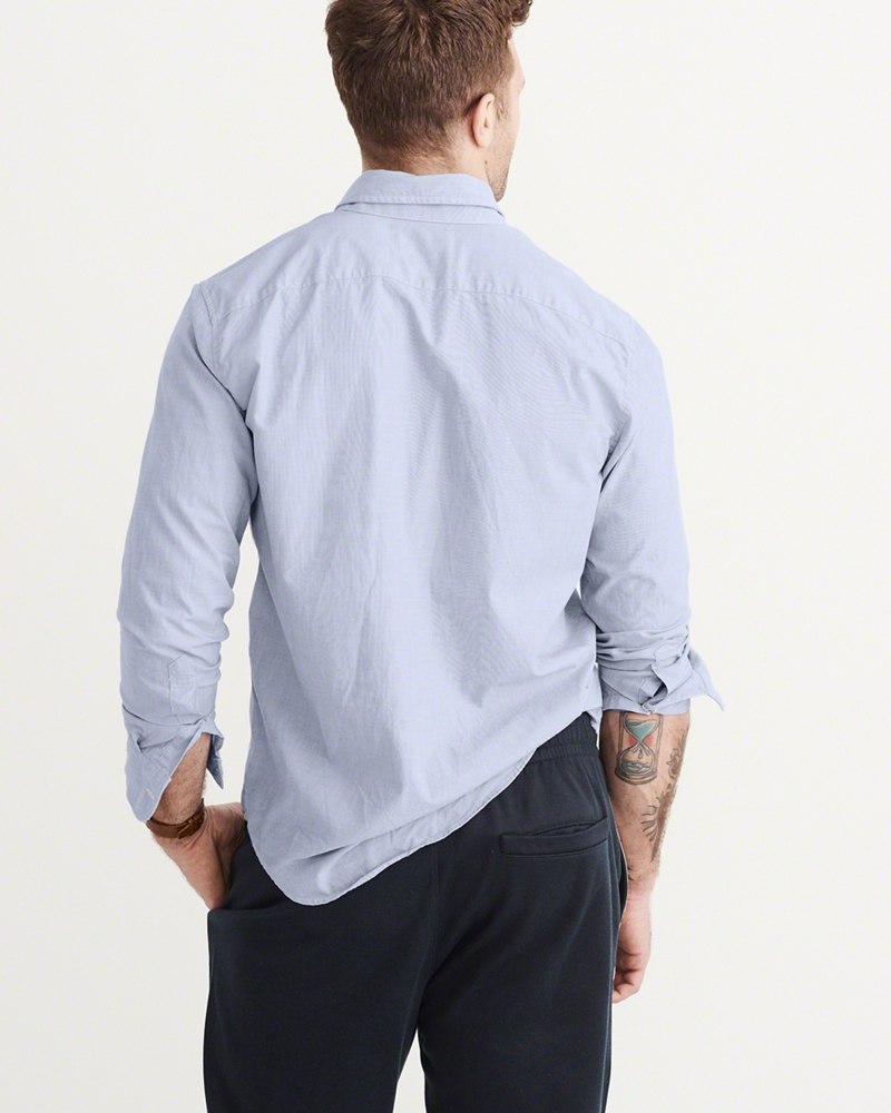 Hình Áo sơmi nam Abercrombie & Fitch AF-US-SM74 STRETCH POPLIN SHIRT