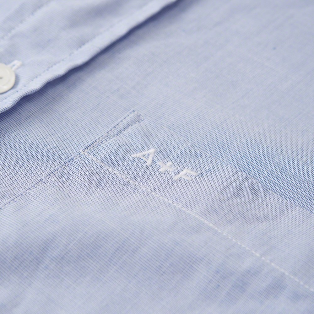 Hình Áo sơmi nam Abercrombie & Fitch AF-US-SM74 STRETCH POPLIN SHIRT