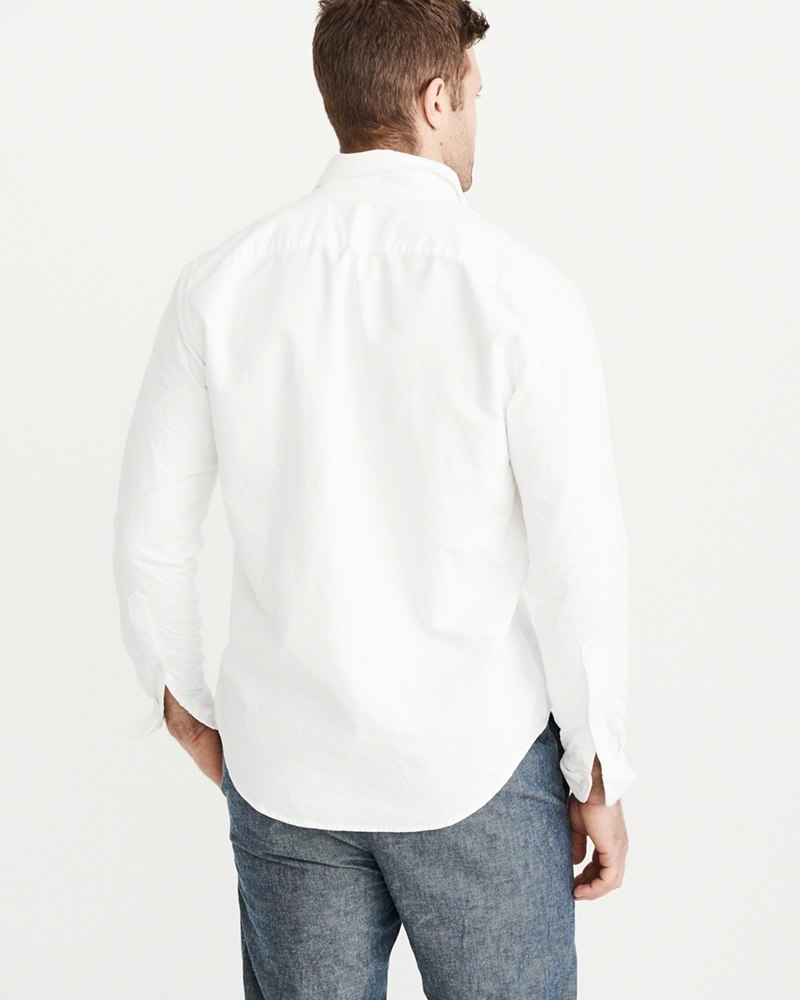 Hình Áo sơmi nam Abercrombie & Fitch AF-US-SM75 OXFORD SHIRT