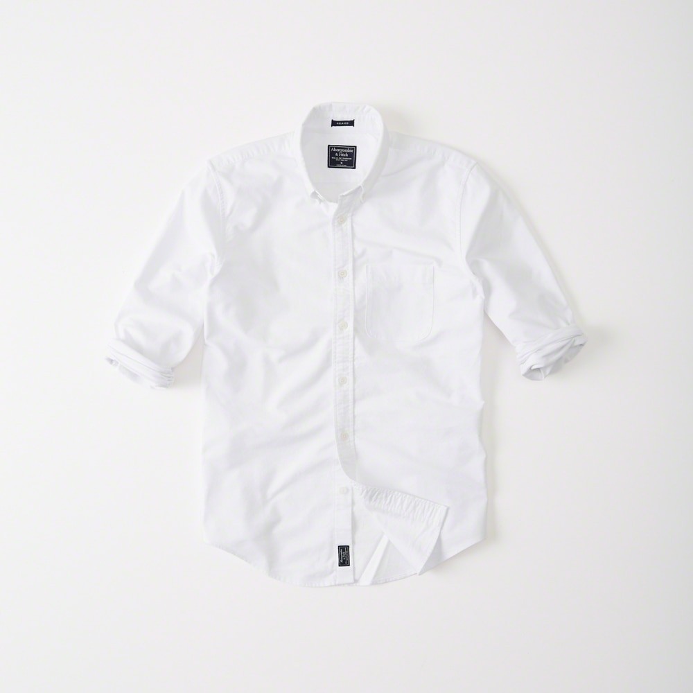Hình Áo sơmi nam Abercrombie & Fitch AF-US-SM75 OXFORD SHIRT