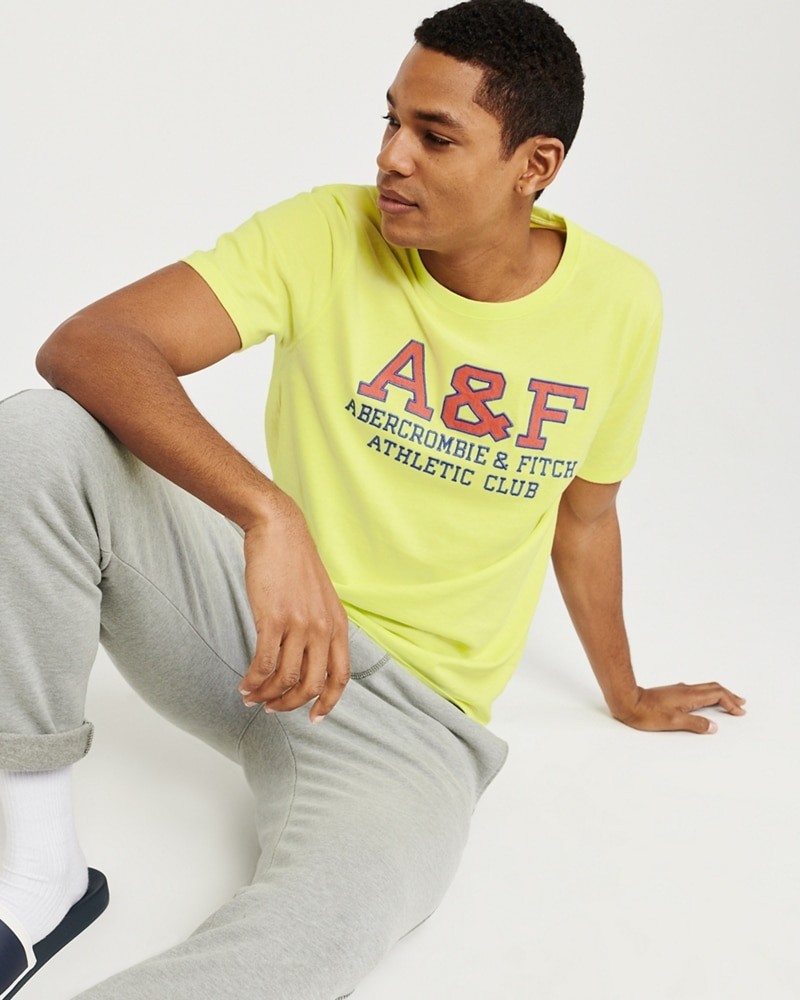 Hình Áo thun nam Abercrombie & Fitch AF-US-T23 Applique Logo Tee
