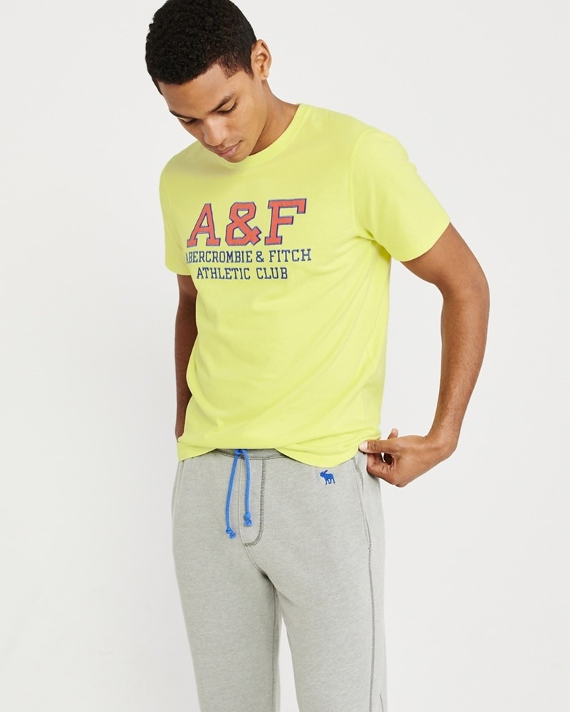 Hình Áo thun nam Abercrombie & Fitch AF-US-T23 Applique Logo Tee