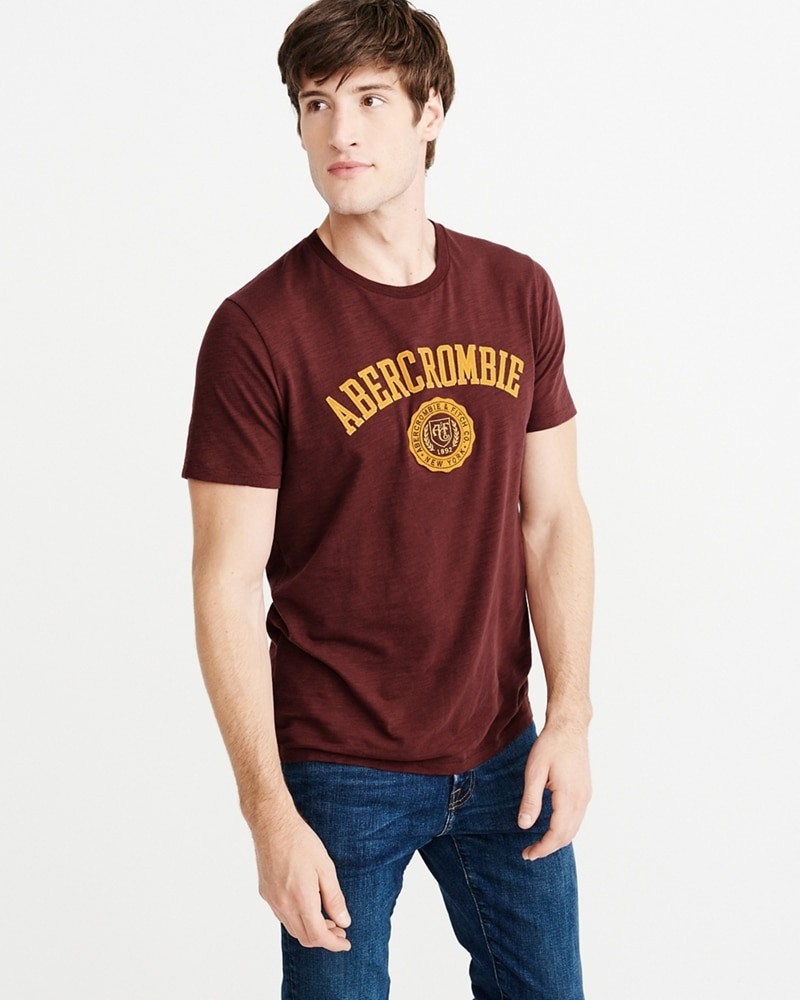 Hình Áo thun nam Abercrombie & Fitch AF-US-T24 Applique Logo Tee