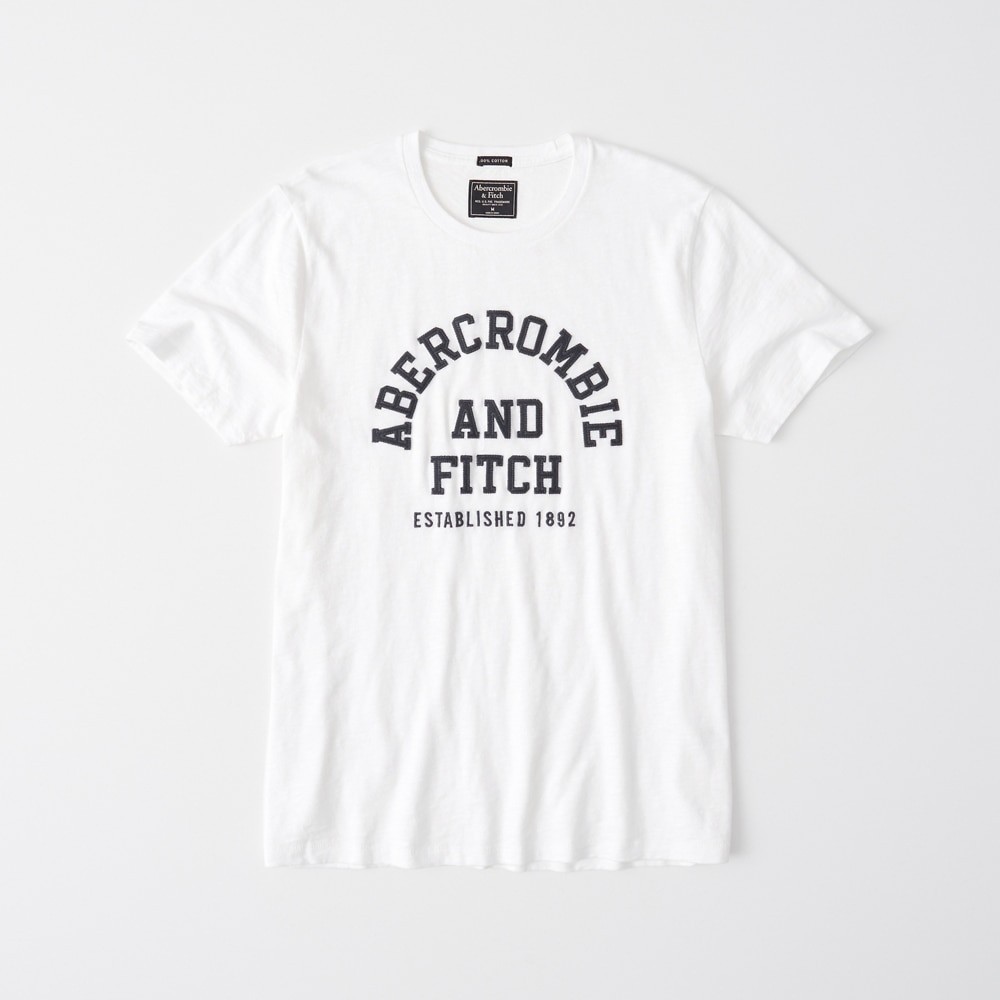 Hình Áo thun nam Abercrombie & Fitch AF-US-T25 Applique Logo Tee